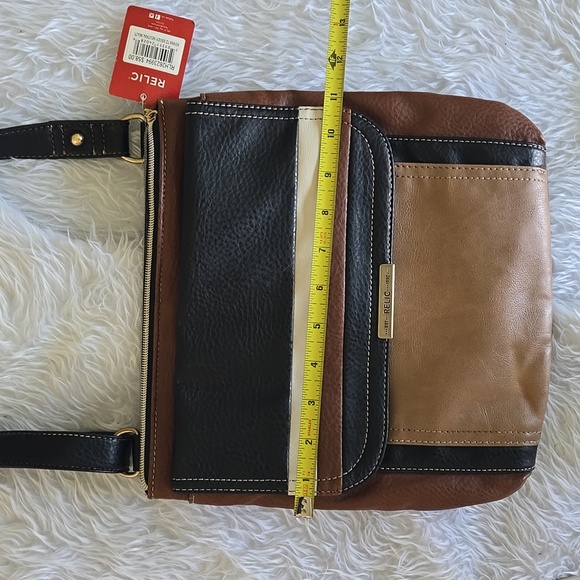 Brown and Black‎ Messenger Bag with Adjustable Strap - Picture 7 of 8